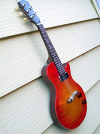 Cherry Sunburst 5 String Mandolin full 2